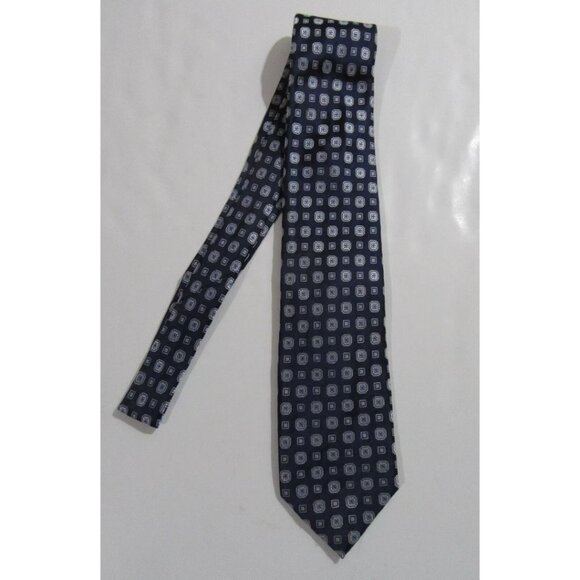 Donald J. Trump Signature Collection Necktie Neck Tie Navy Blue Pattern - Picture 1 of 3